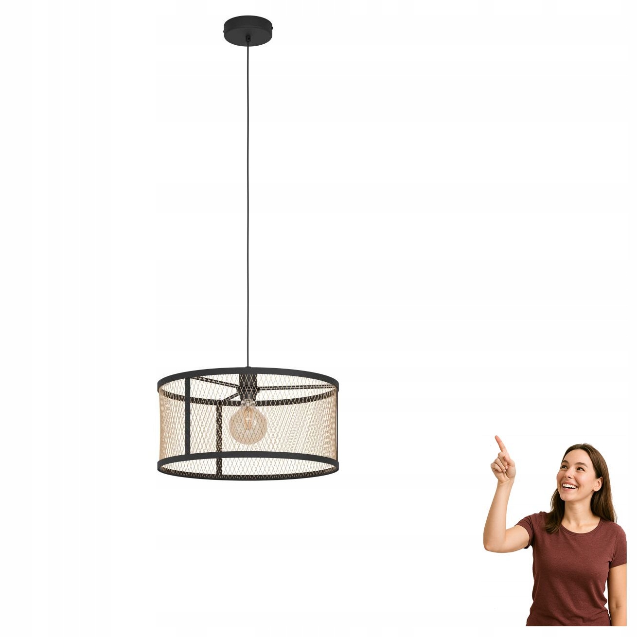 Závěsná lampa Dellow 43604 Eglo