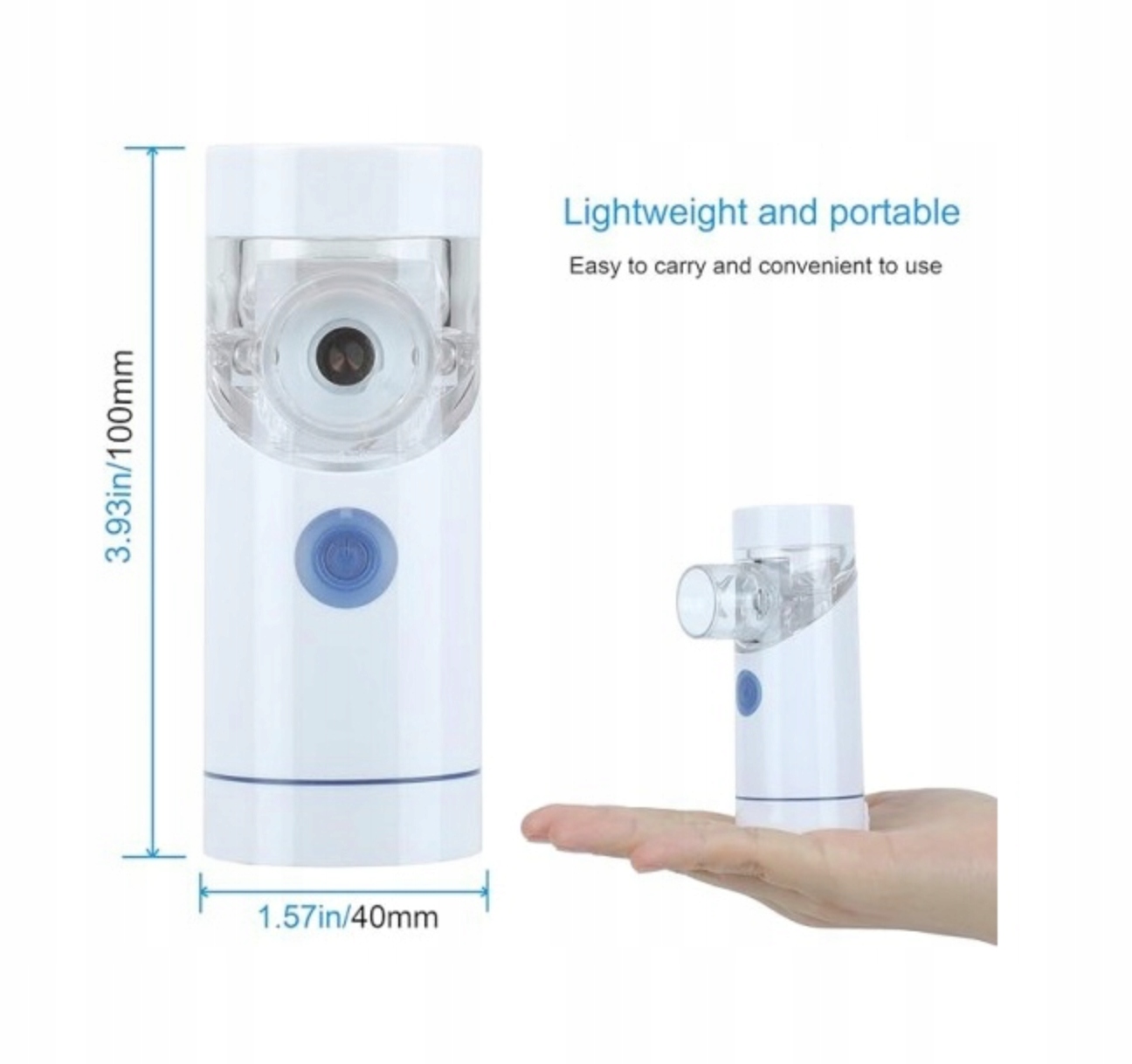 Mesh Nebsmart Nebulizer biały Typ wyrobu medycznego wyposażenie wyrobu medycznego lub produkt niemający przewidzianego zastosowania medycznego