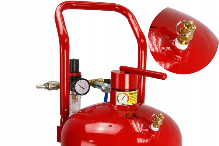 PIASKARKA SYFONOWA 19L MOBILNA 5 DYSZ MASKA Producent code M80590