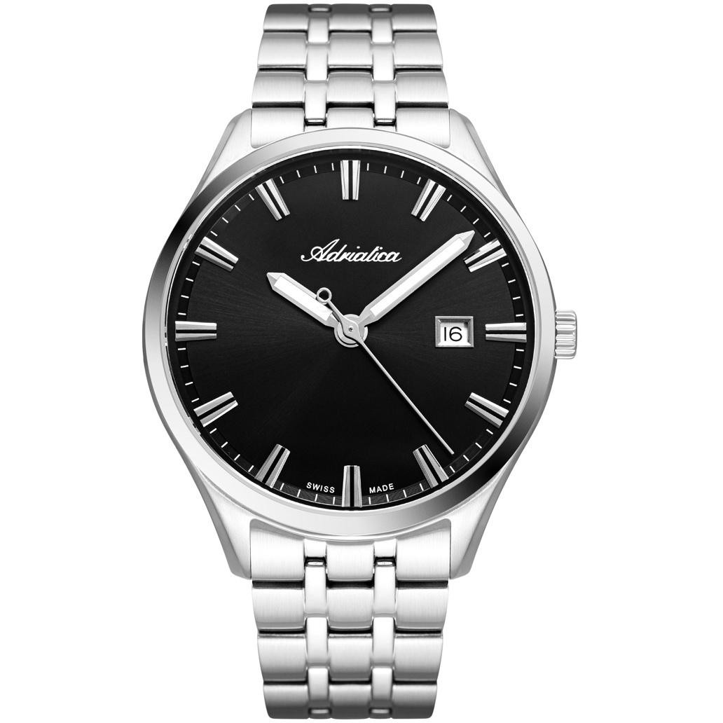 Pánské Hodinky Adriatica A8330.5114Q stříbrný náramek