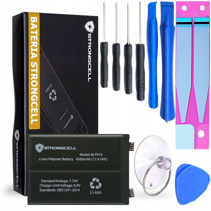 Bateria Li-ion Strongcell BLP919 do Realme Gt Neo 3, RMX3562, Gt Neo3 150W