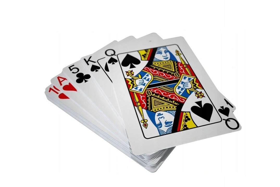 KARTY DO GRY W POKERA TALIA 54 POWLEKANA PLASTIK