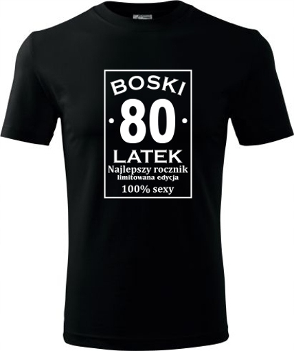 

Koszulka Prezent Na 80 Urodziny T-shirt 24H (L)