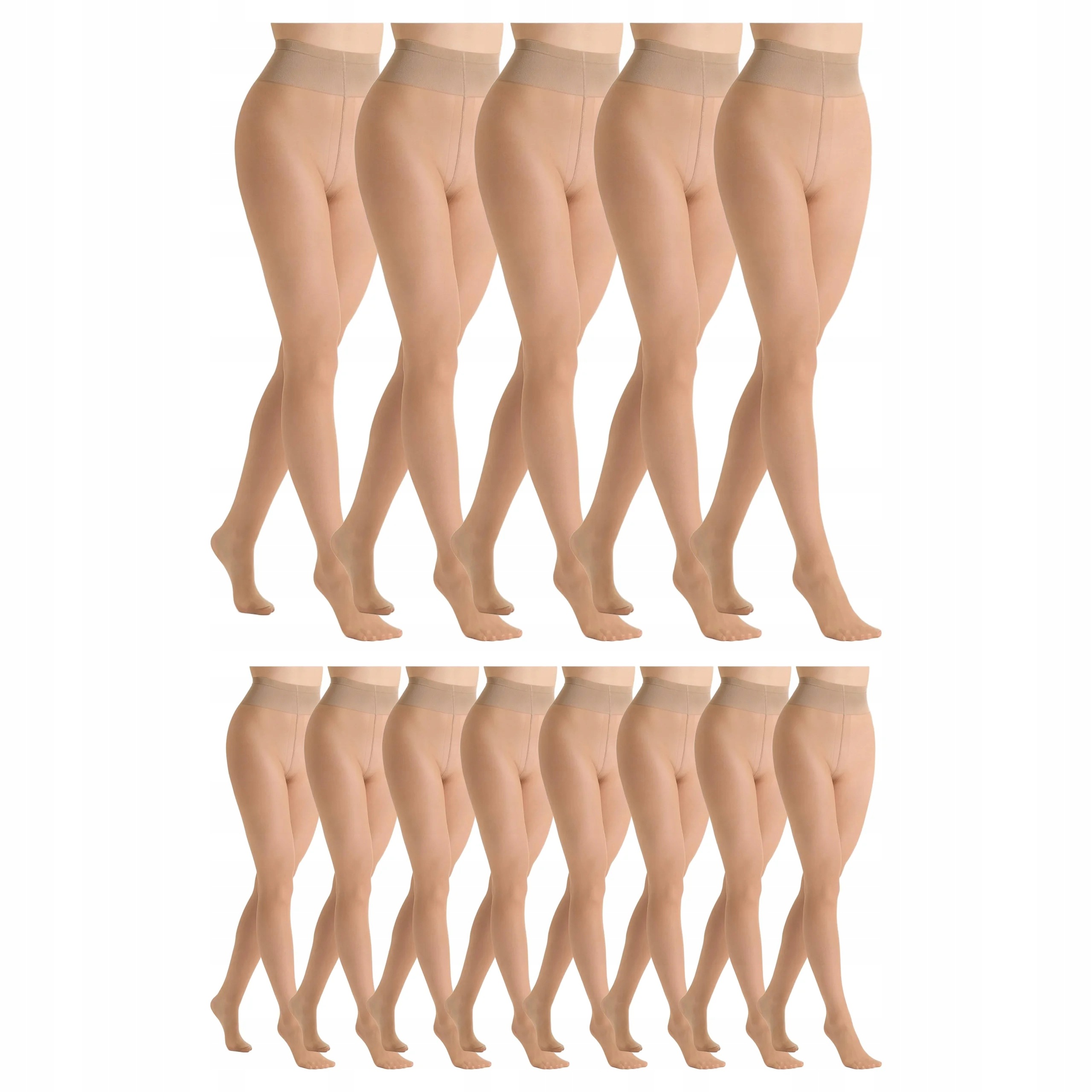13 x Punčocháče hladké Exclusive Silk 15 den Marilyn Visone 3/4