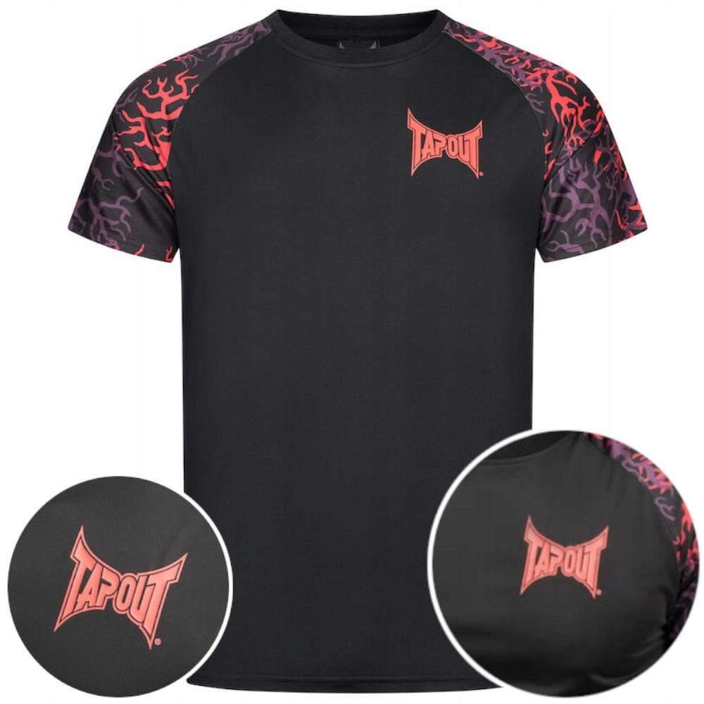 Męska Koszulka Treningowa Techniczna Sportowa Tapout Taproot Tee Rashguard