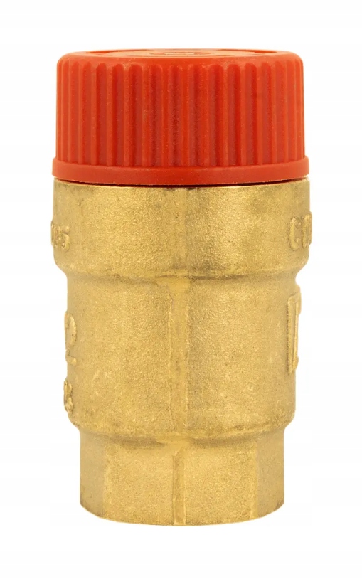 ZAWÓR BEZPIECZEŃSTWA DO C.O. MS 3,0 bar GW 1/2" x 3/4" GW MOSIĘŻNY AFRISO Cechy dodatkowe posiada atest do kontaktu z wodą pitną