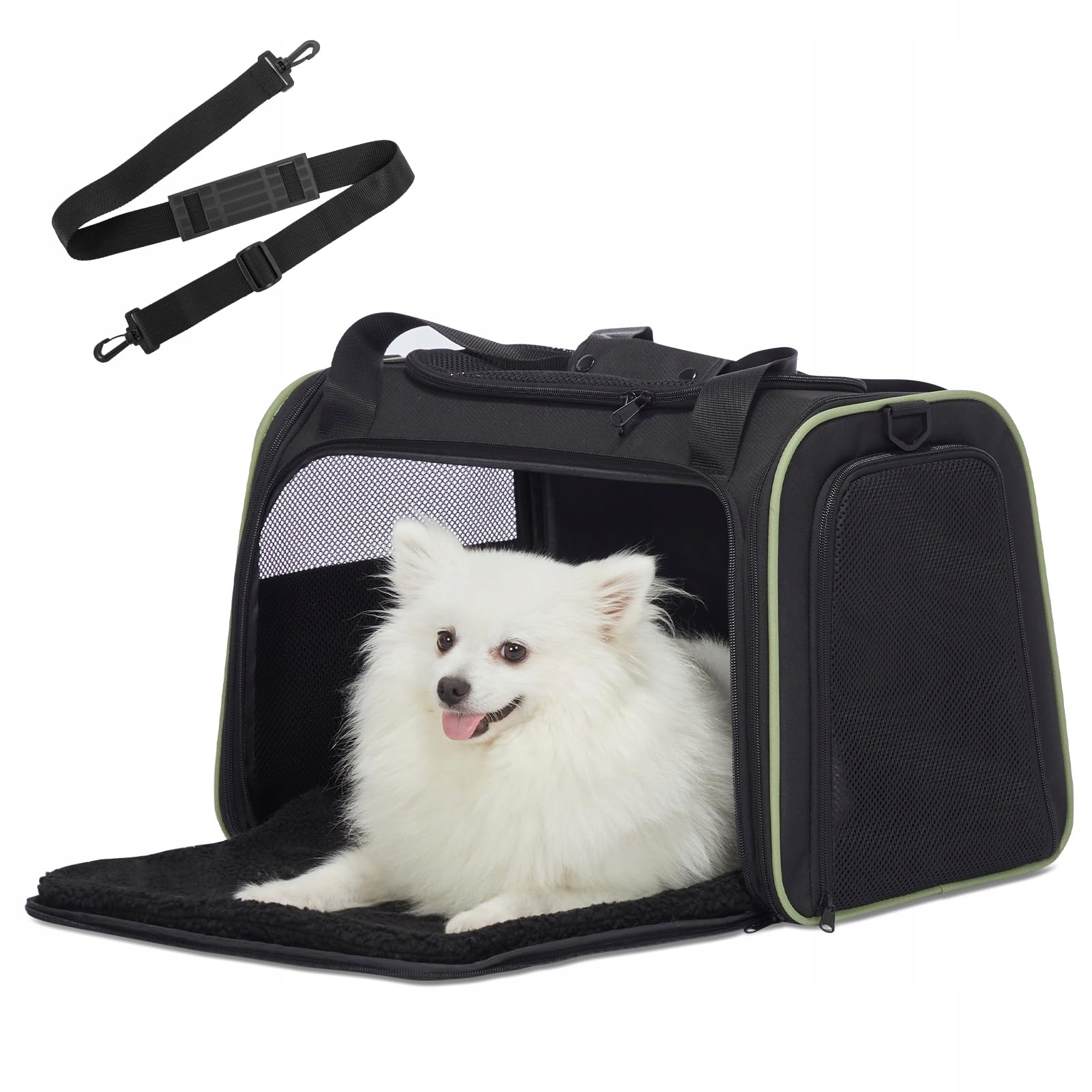 Petsfit Přepravka pro malé psy a kočky Černá L