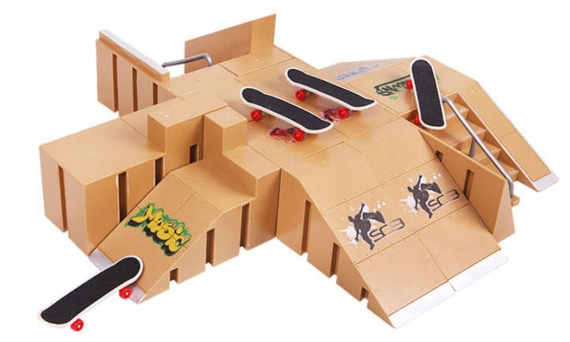 

Zestaw Fingerboard Rampa Skatepark 4 Deskorolki
