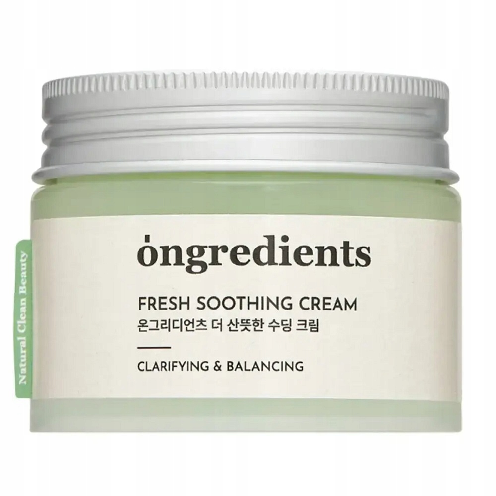 Ongredients Fresh Soothing Cream zklidňující krém na obličej 50 ml
