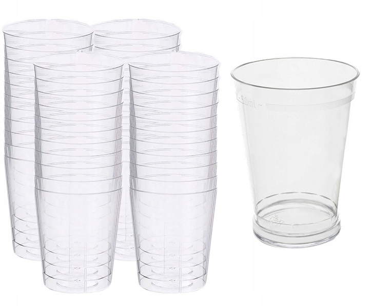 

Kieliszki do Wódki Plastik FingerFood 50ml 40szt.