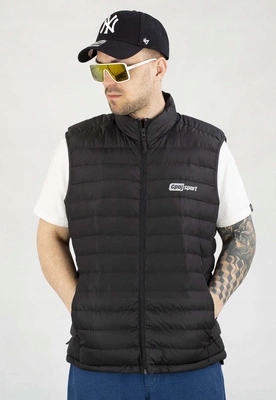 Bunda Bez Rukávů Stoprocent Ćpaj Sport Reflective Logo černý