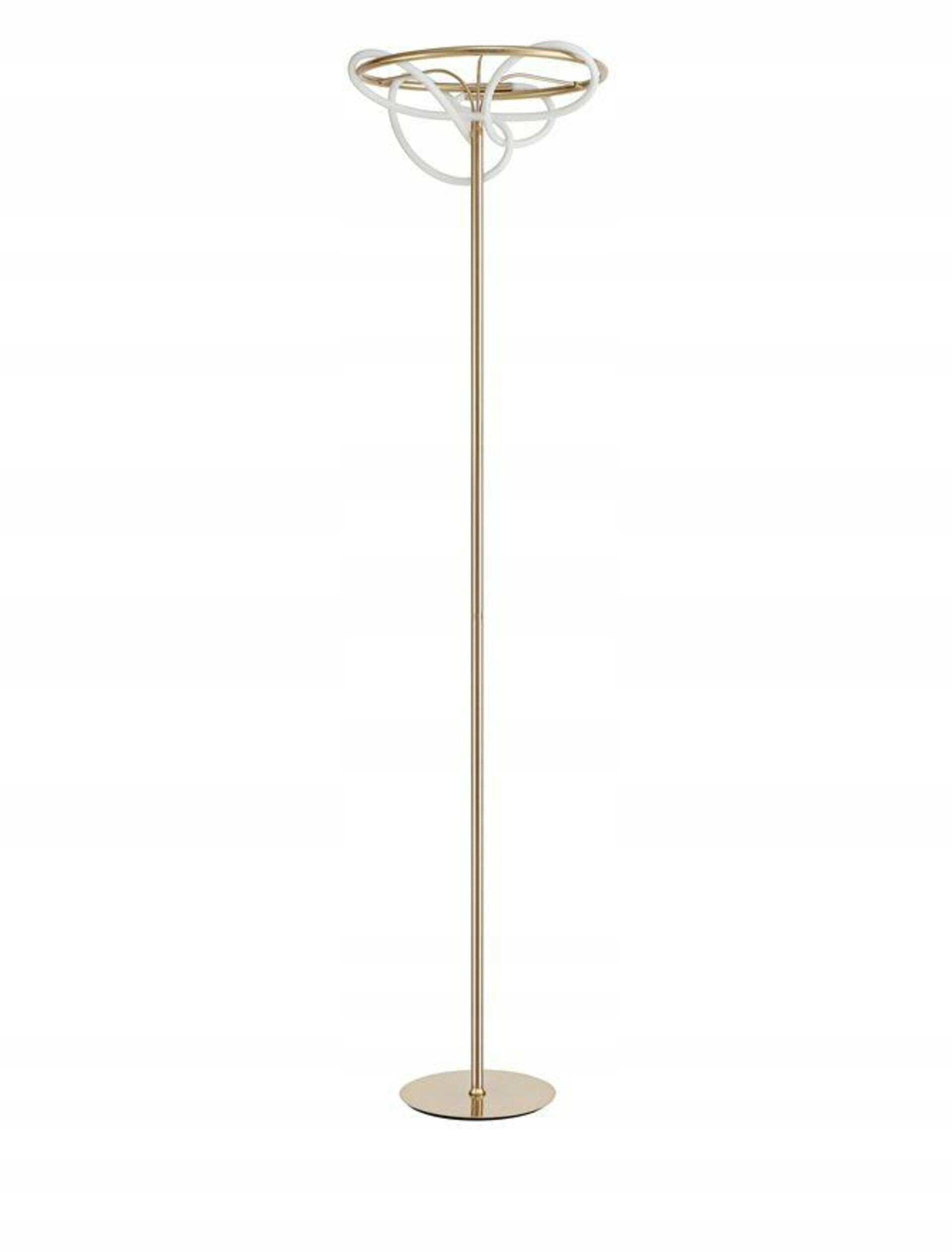 Led stojaca lampa Nova Luce Tiriac zlatá 28W 3000K 2783lm