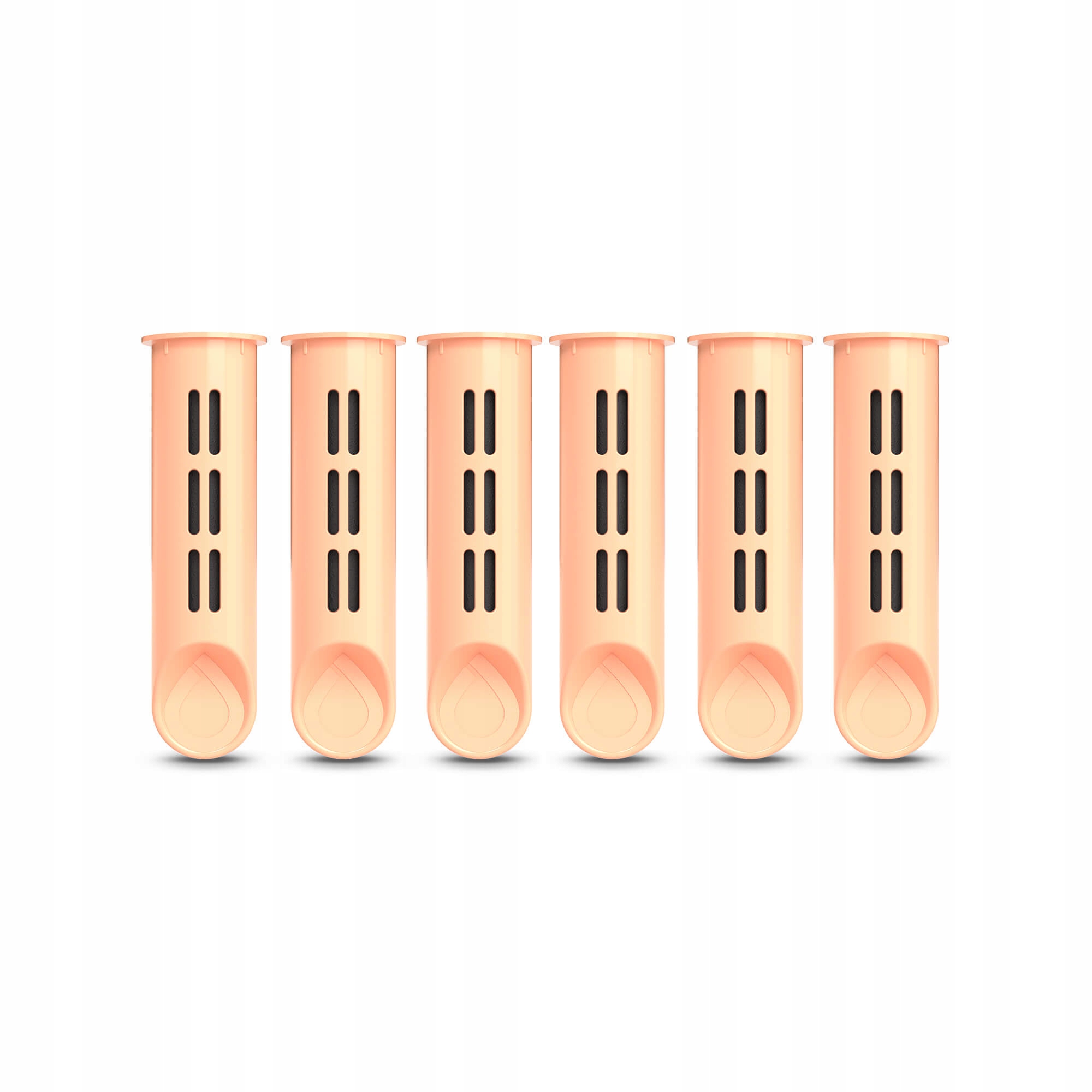 Zestaw 6 filtrów do butelki filtrującej Dafi Soft i Solid peach fuzz