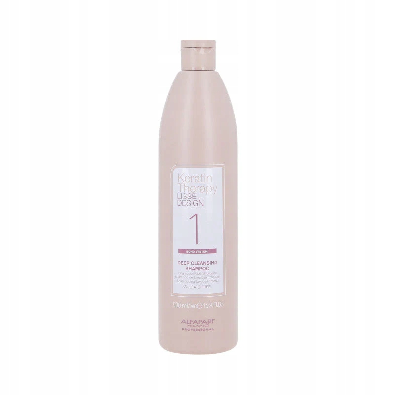 Alfaparf Lisse Design Keratin Therapy Hloubkově čistící Šampon 500ml