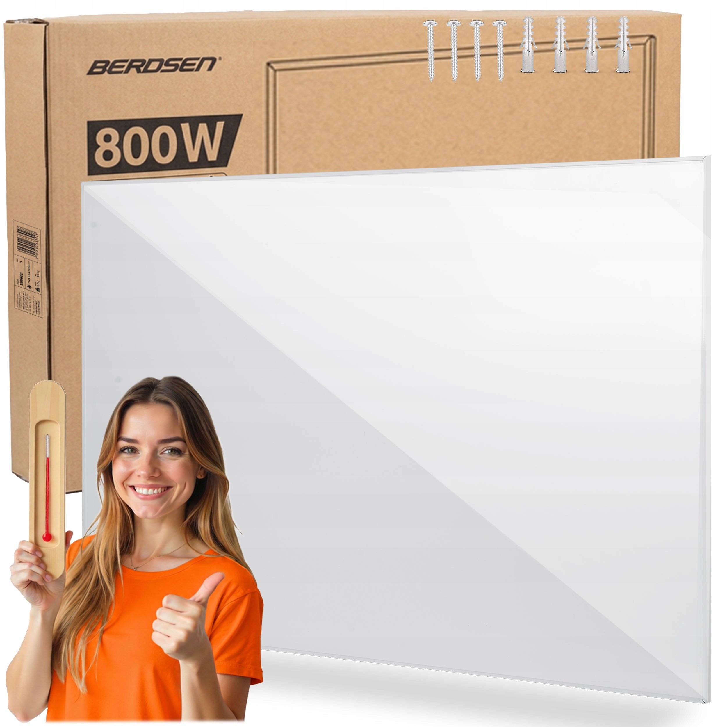 Infračervený ohřívač s infračerveným zářením Elektrický panel 800 W