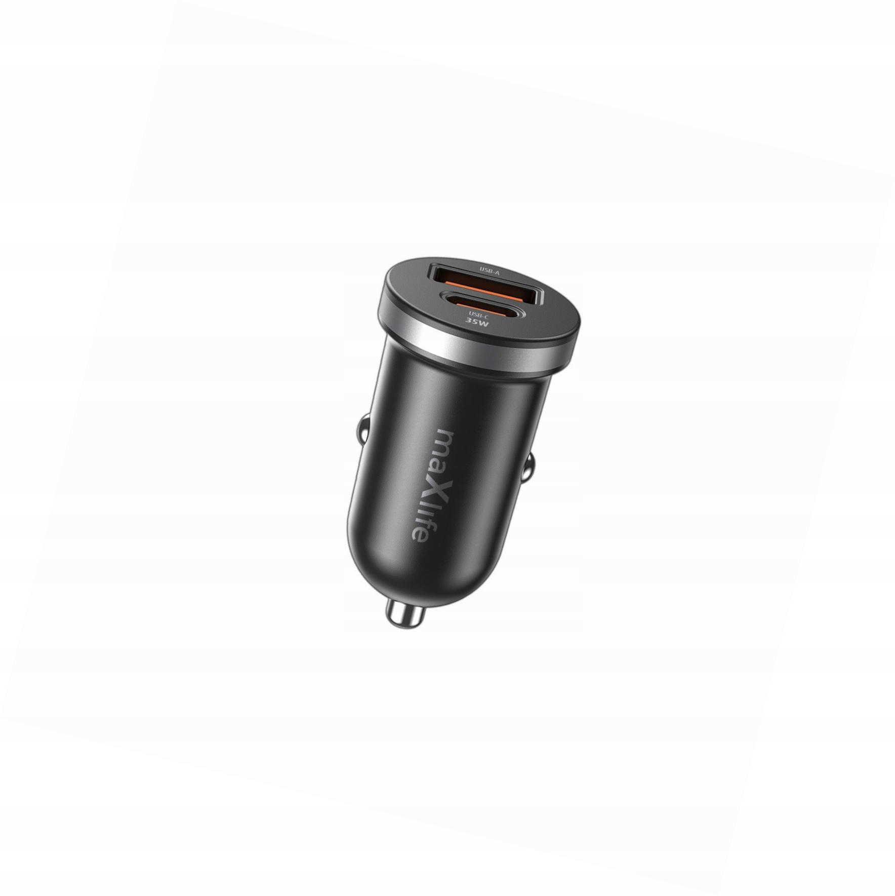 Szybka ładowarka samochodowa 35W 2 wejścia Usb-a Usb-c do Samsung A16
