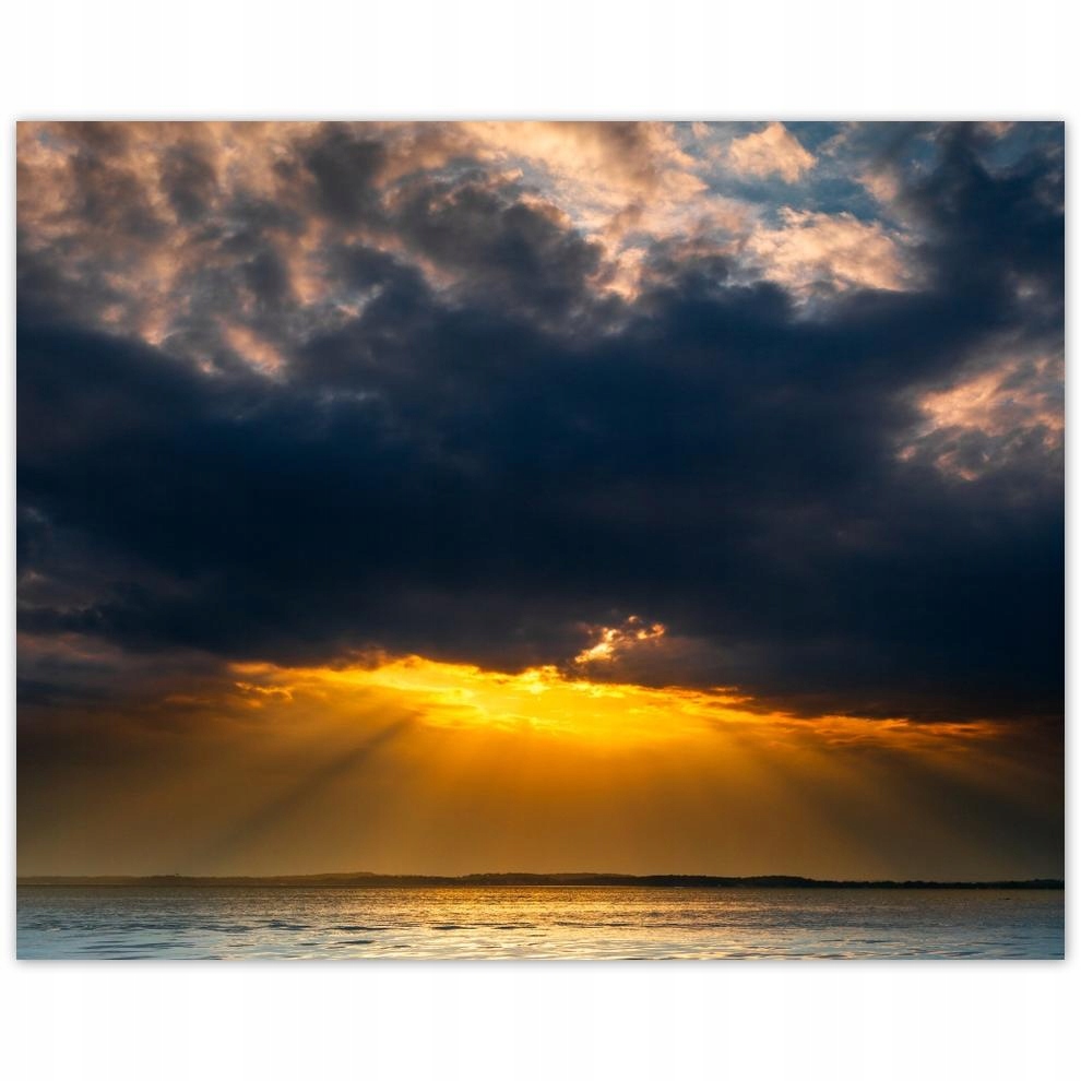 

Plakat 50x40 Morze Chmury Słońca