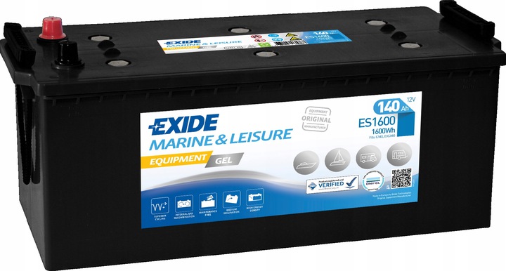Akumulátor Exide Gelový 12V 140AH 900A ES1600
