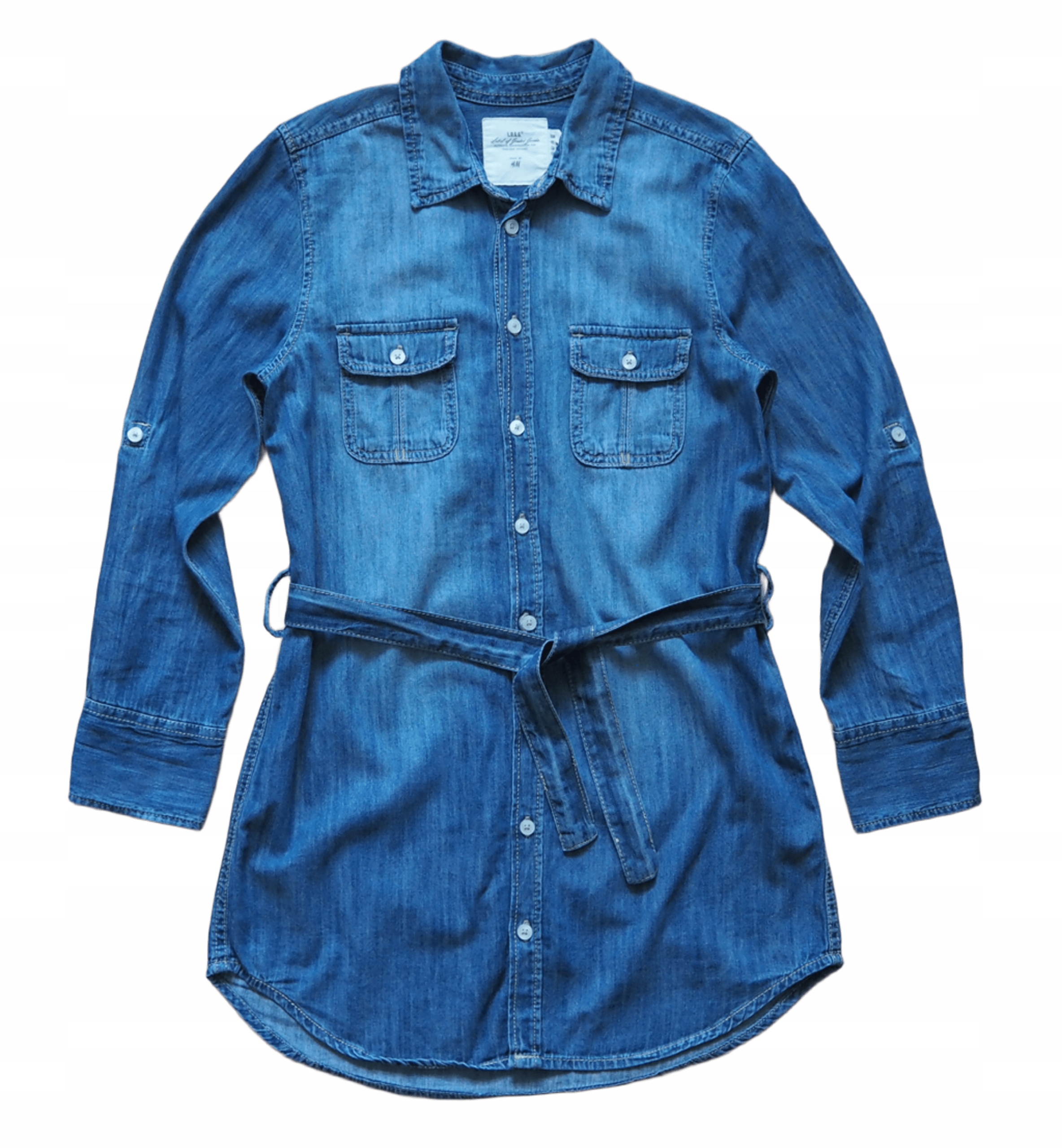 H&M L.O.G.G __ JEANSOWA TUNIKA __ R. 158