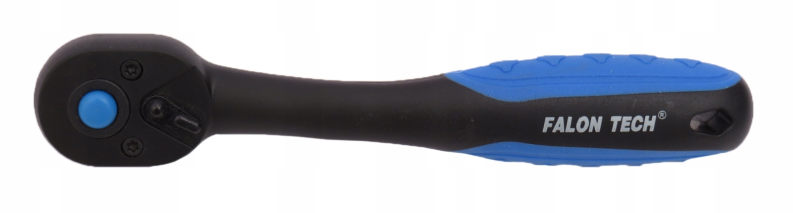 Grzechotka powlekana wygięta 1/4"72 zęby Falon-Tech FT1314