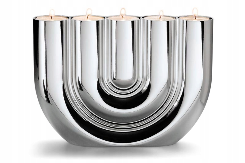 Svietnik na tealight Double U Philippi automobilový, elegantný ako darček