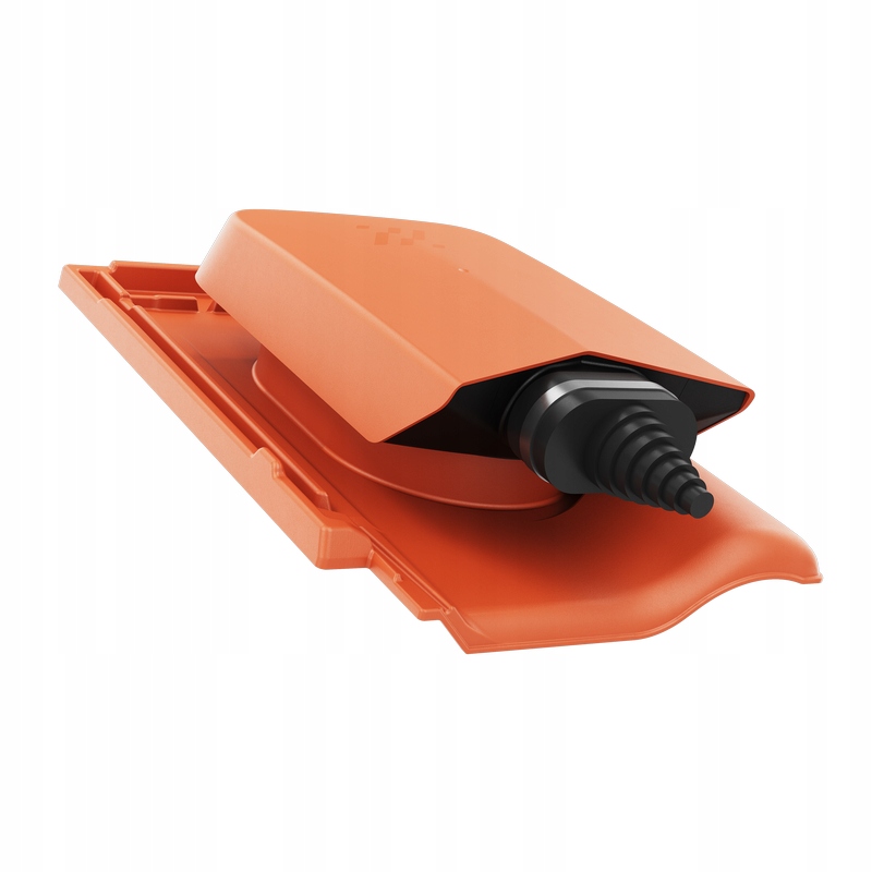 Solární střešní průchod solárních kabelů Braas Rubín 9V Měděný