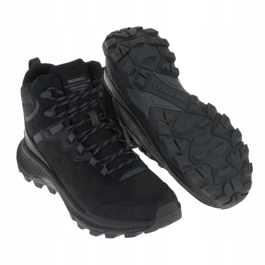 Turistické trekové boty Merrell Speed Strike 2 MID Leather Black 44,5