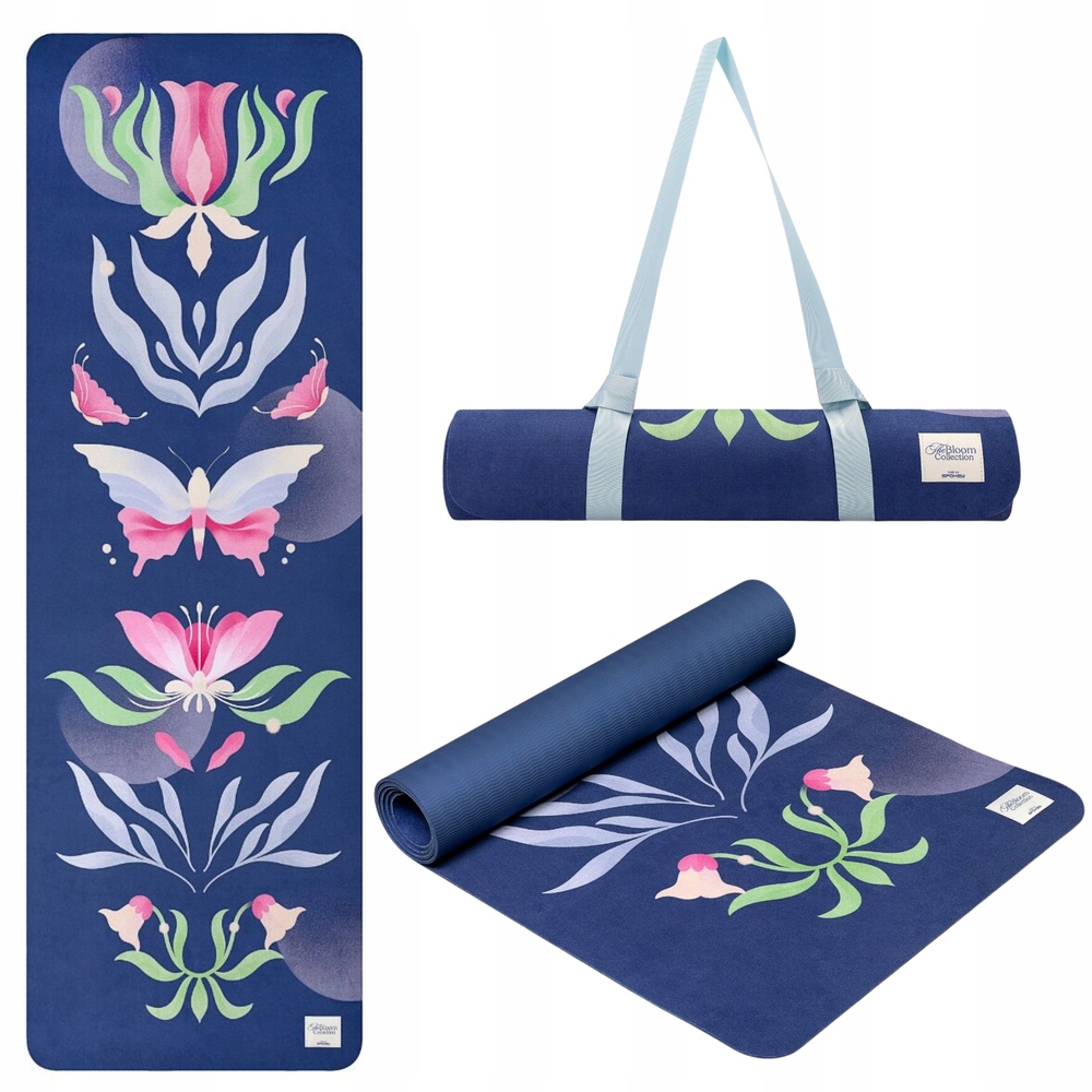 Mata Do Ćwiczeń Fitness Jogi Treningowa Antypoślizgowa 183 x 61 cm Spokey