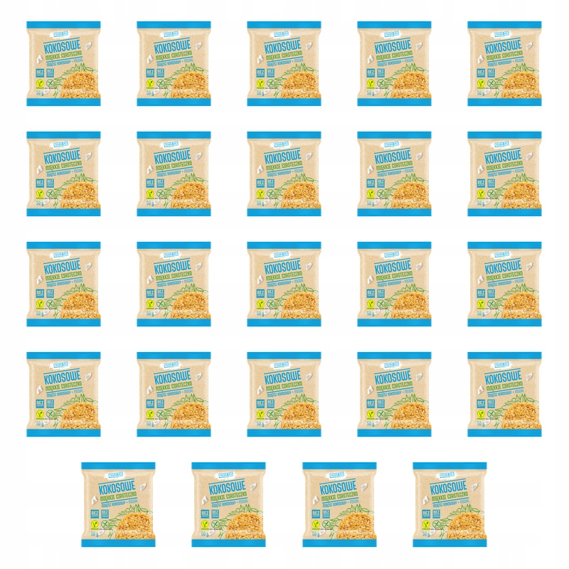 Frank & Oli Kokosowe miękkie ciasteczko miąższ kokosowy migdał 50 g X24