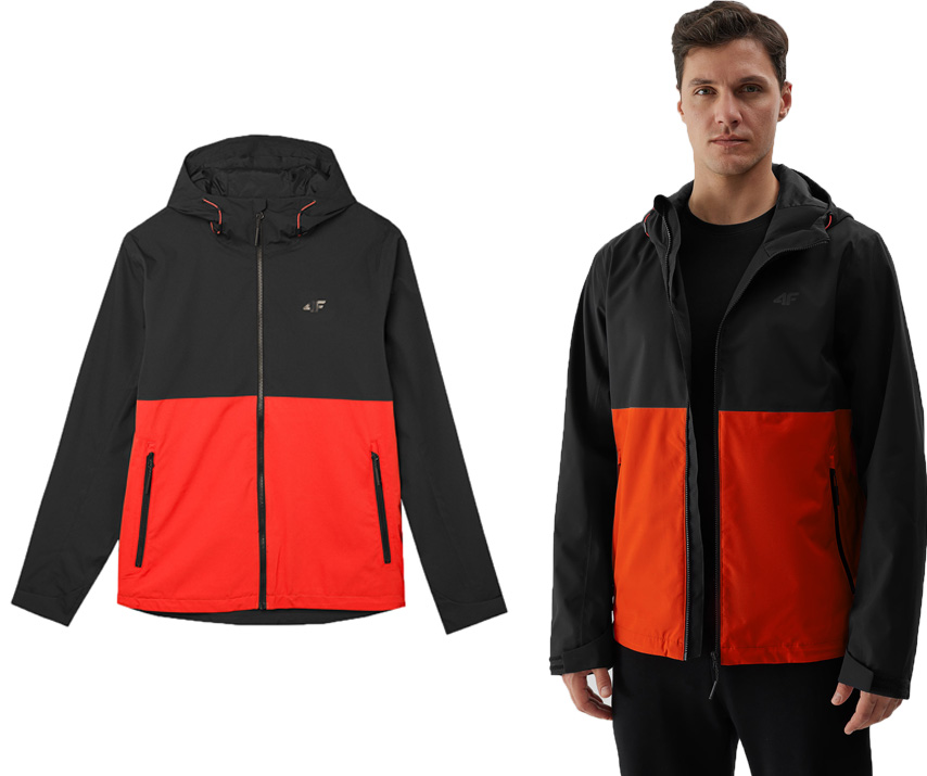 Sportovní přechodová bunda 4F s kapucí a membránou 5000 XL