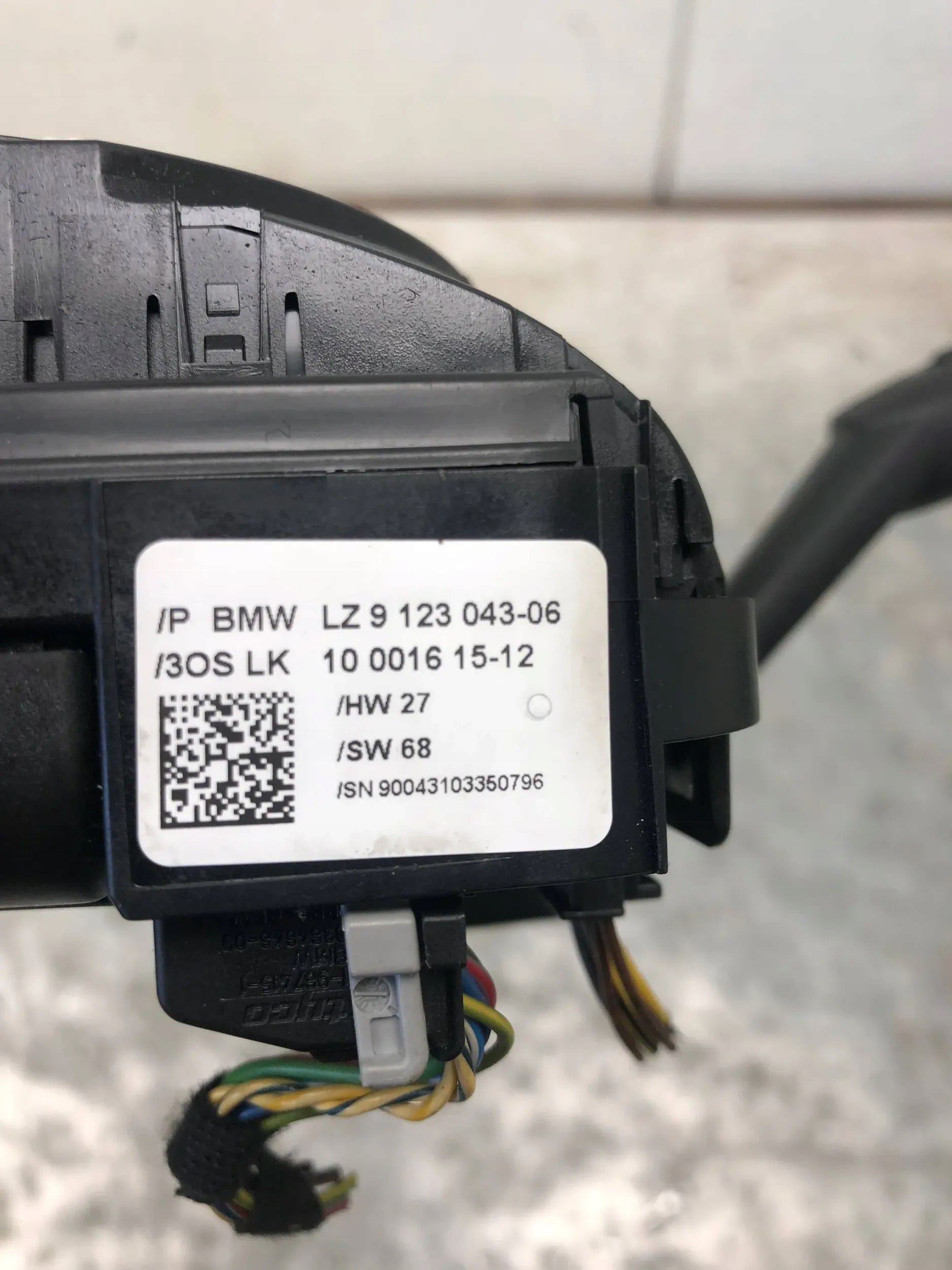 DEVIO LUCI TERGICRISTALLO TERGI BMW E87 LIFT 9123043