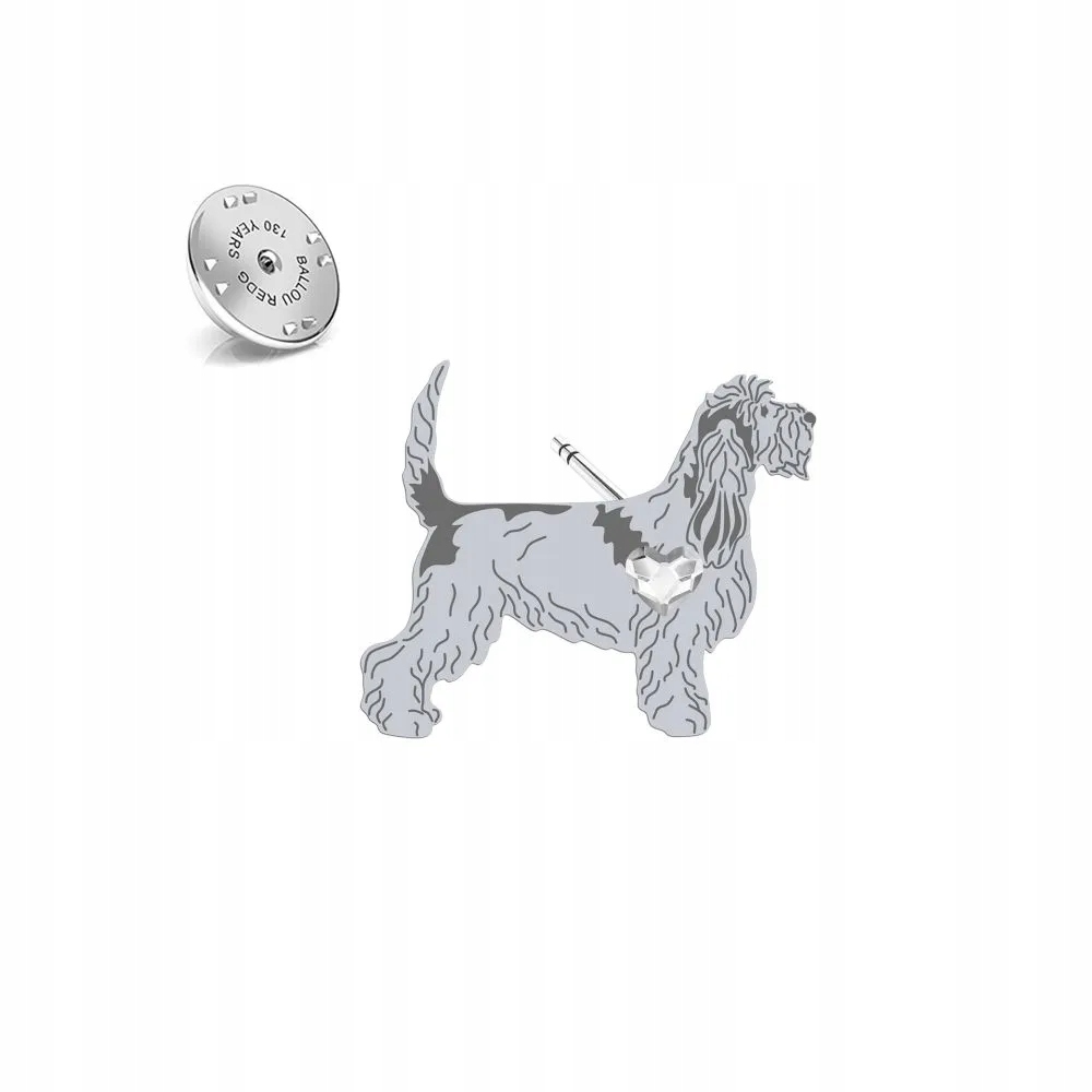 Pin Odznak Grand Basset Griffon Vendéen Stříbro925 Dedikace Bonus