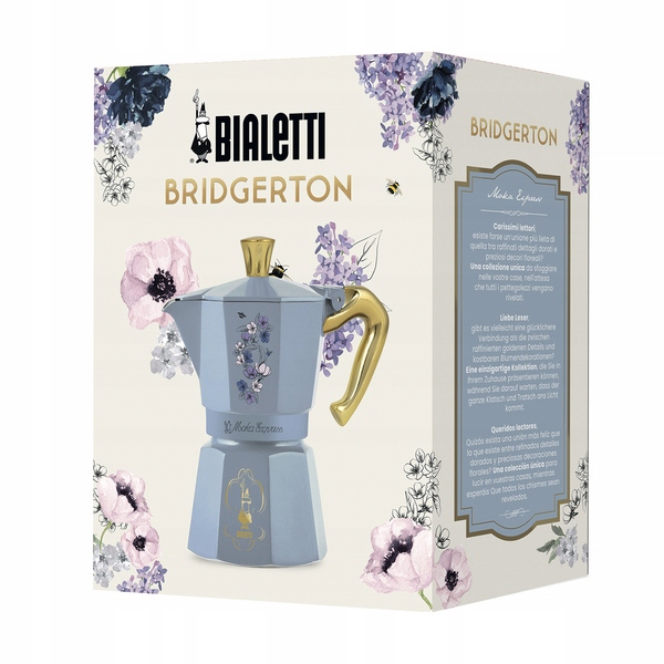 Bialetti Moka Express Bridgerton 6tz 270 ml Kávovar hliníkový Premium