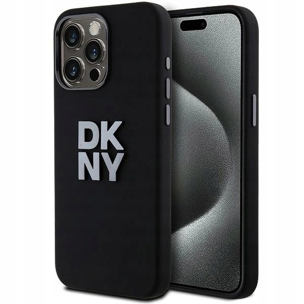 Dkny DKHCP15LSMCBSK Kryt na iPhone 15 Pro 6.1" černý/black Liquid Silicone (Tvrdé pouzdro)