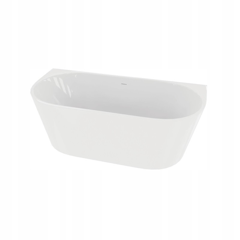 Volně stojící nástěnná vana Caldera 1700 – elegance a minimalismus