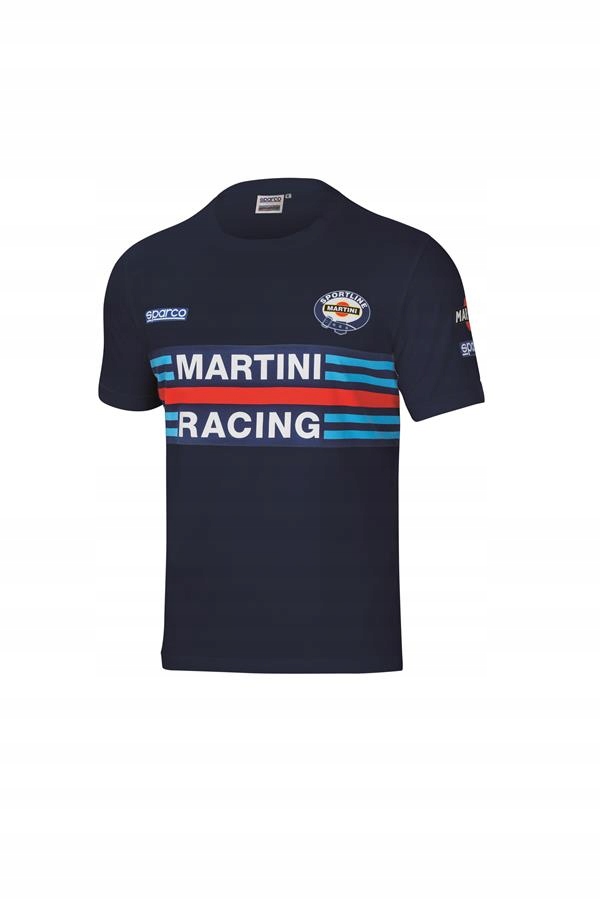 Tričko Sparco Martini Racing tmavomodré veľ. S