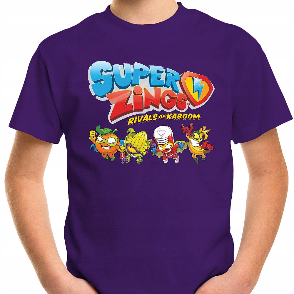 T-SHIRT KOSZULKA DLA DZIECKA SUPER ZINGS 104 SUPER JAKOŚĆ