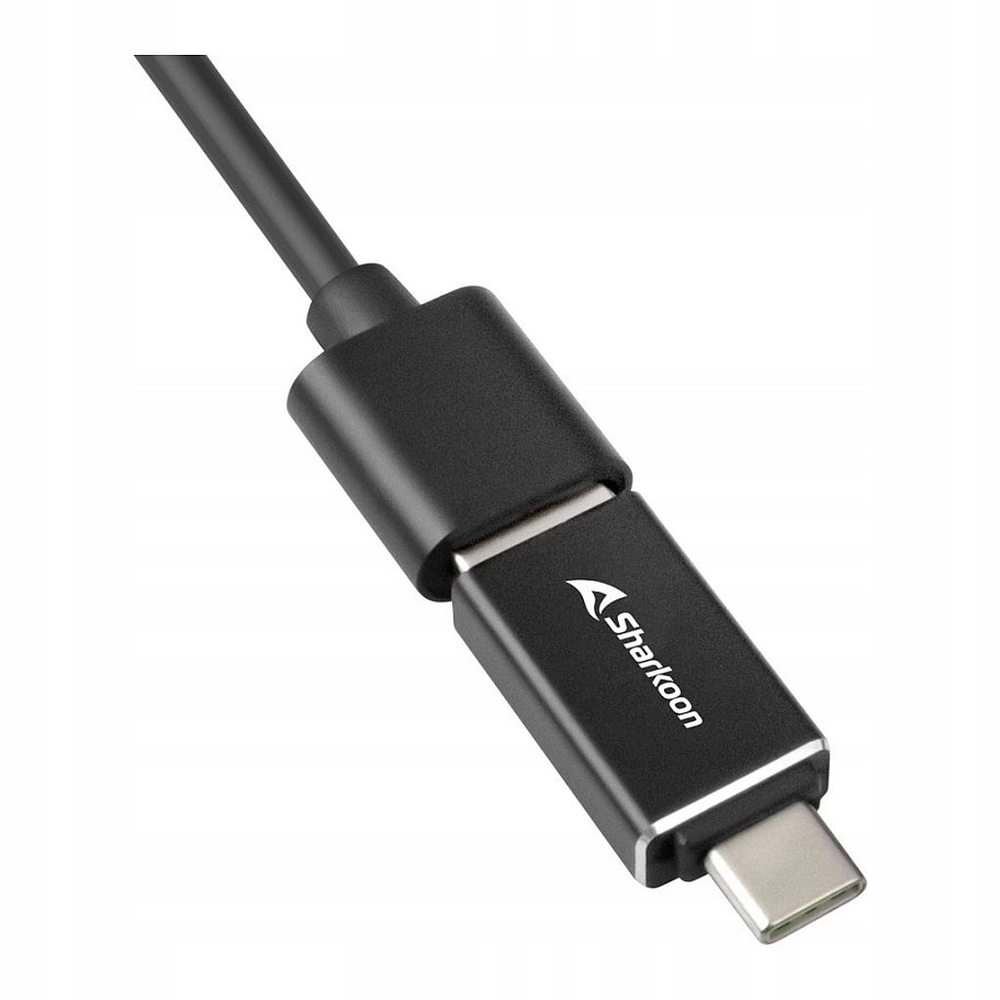 Sharkoon hub Usb-c 3x Usb 3.2 Gen 1 z Ethernet aluminiowy