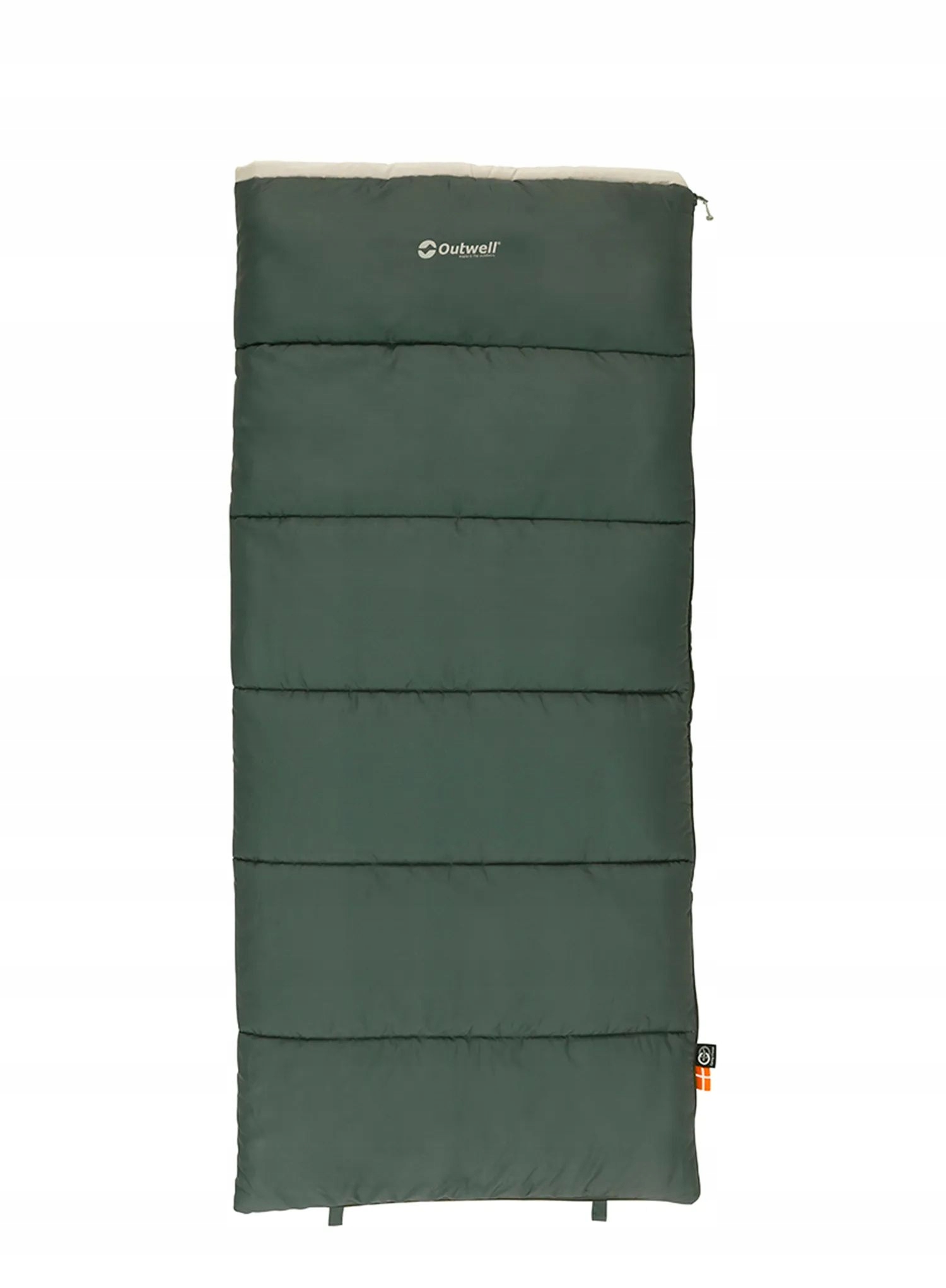 Dětský spací pytel Outwell Champ Kids (130 cm) forest green Levý