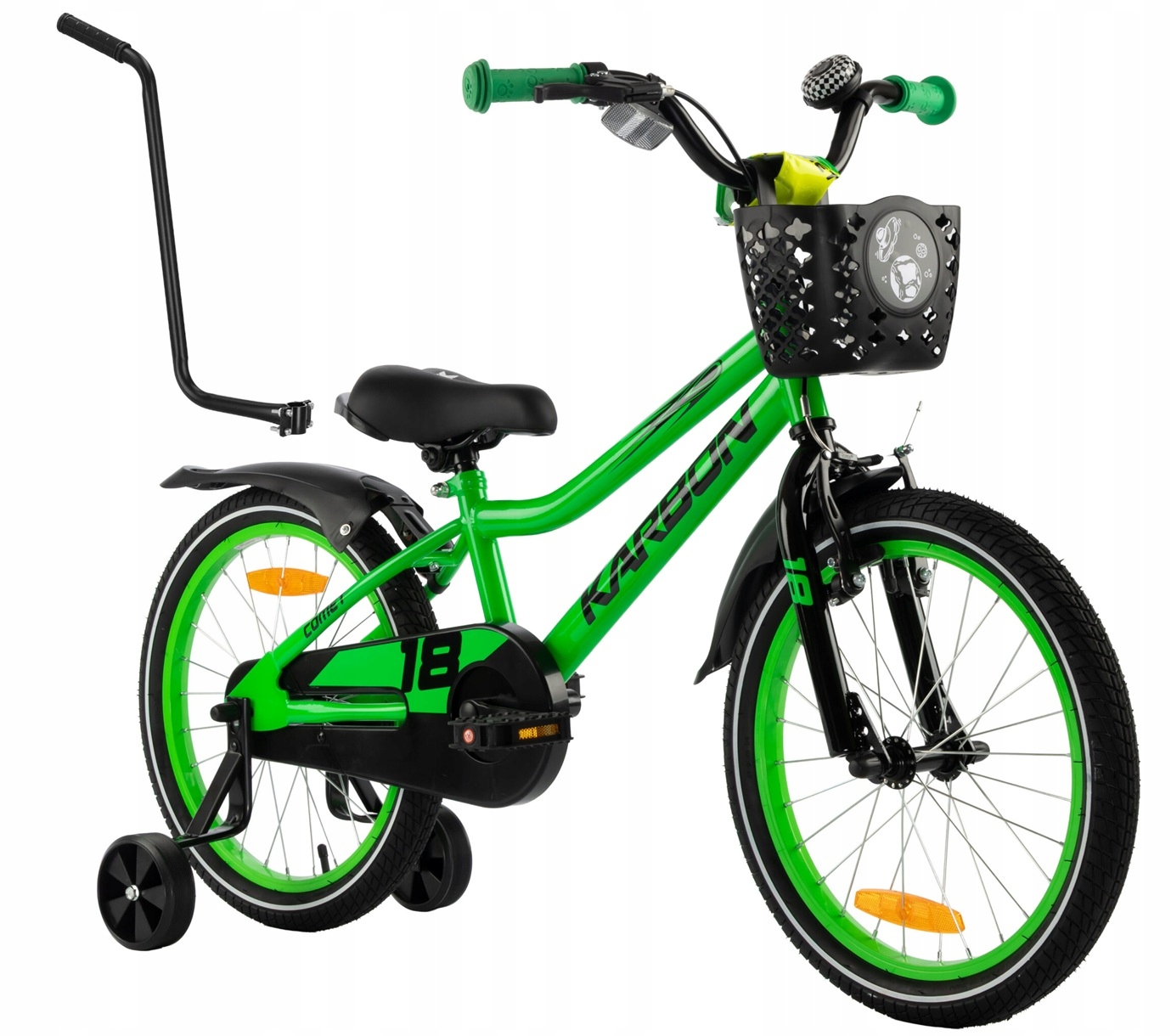 Rower dziecięcy 18 cali Dla Chłopca Karbon Comet Lekki Rowerek dla chłopca