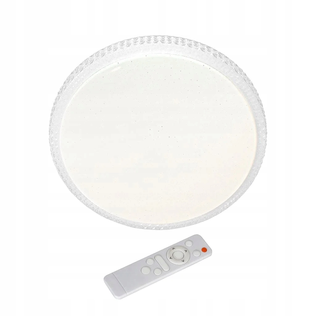 Led Stropné Svietidlo , biele, okrúhle, 50 cm, s očarujúcim diaľkovým ovládaním so zmenou farby, Eko-Light