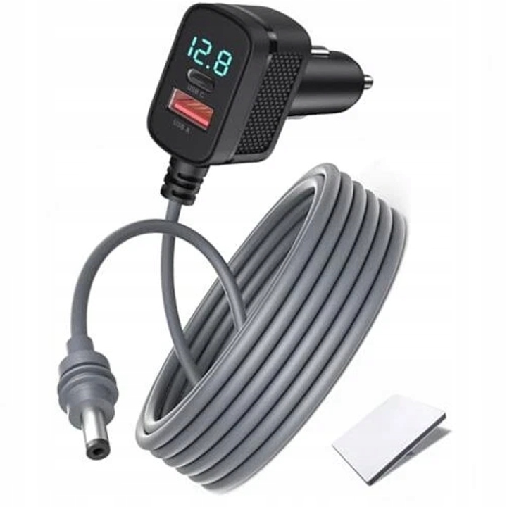 Napájecí Kabel Pro Starlink Car Do DC s Usb-a a Usb-c 3M, 100 W 12-24 V