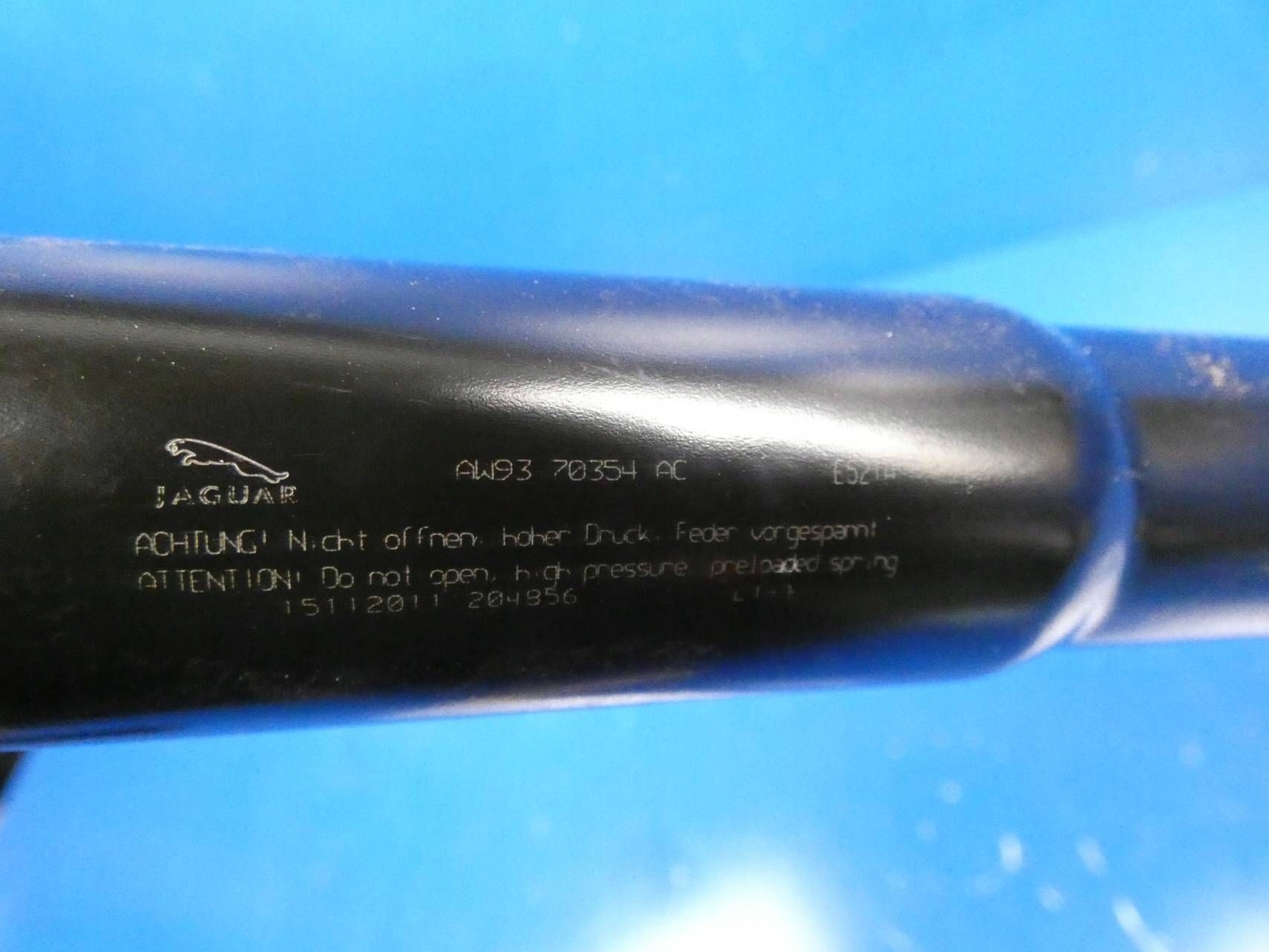 JAGUAR XJ X351 damper bonnet boot rear part rear