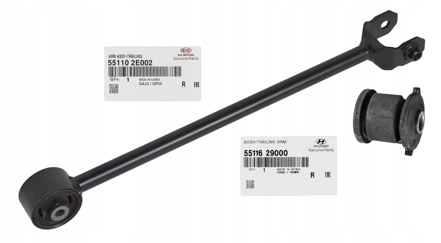 Rameno podélná pouzdro Tucson Sportage 551102E001 5511629000 Oe