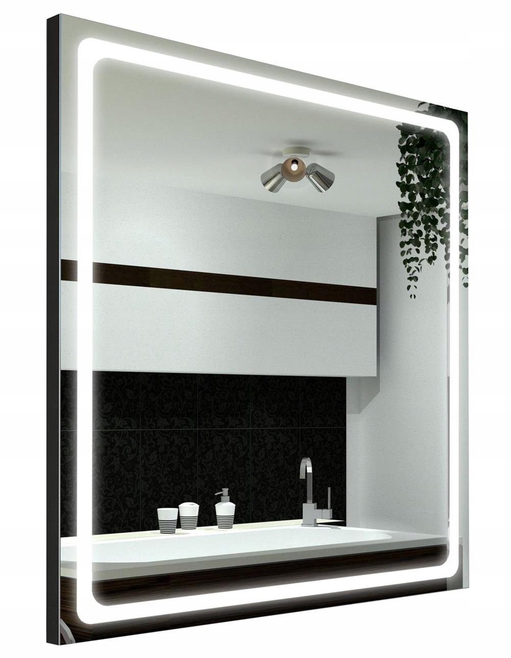 Led obdĺžnikové zrkadlo Houston Premium 90x90 cm