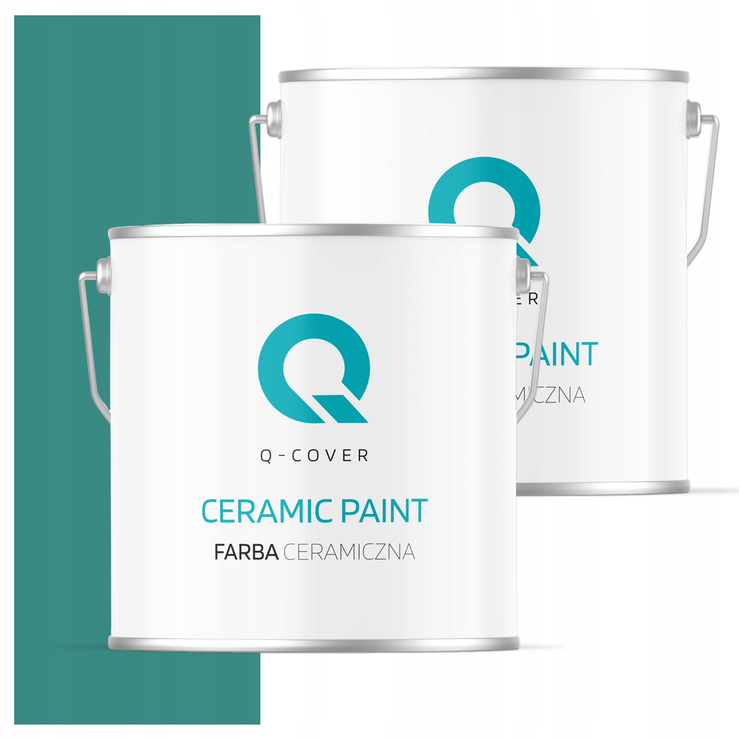 Keramická umývateľná farba do interiéru 5L Hlboká matná tyrkysová Tmavá H1421