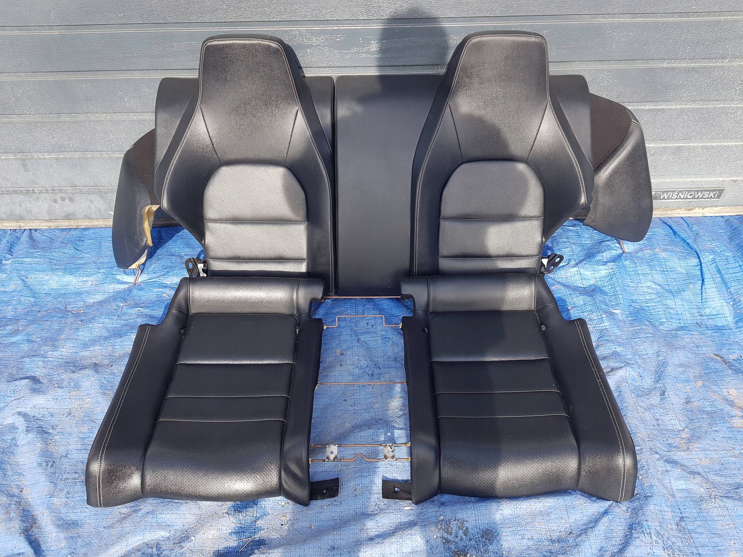 Sitz hinten heck siedzisko oparcie Mercedes E C207 W207