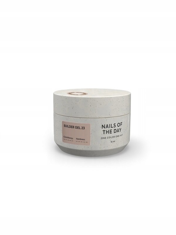 Nailsoftheday Builder gel 23 stavební gel s přírodním nude odstínem 30 ml