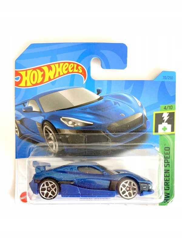 Hot Wheels RIMAC NEVERA GREEN SPEED ELEKTRYCZNY