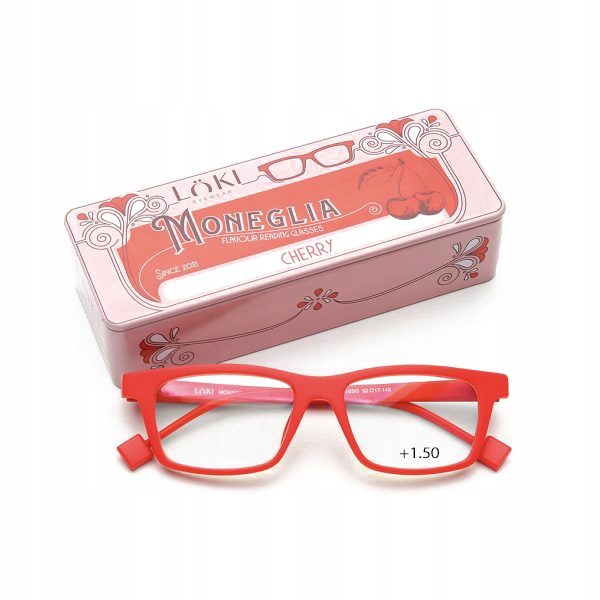 +1.5 Plusy Loki Italy Okulary do komputera Blue Block okulary do czytania